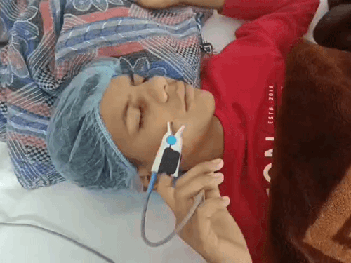 अस्पताल में उपचाराधीन किडनी पेशेंट समीर। फाइल