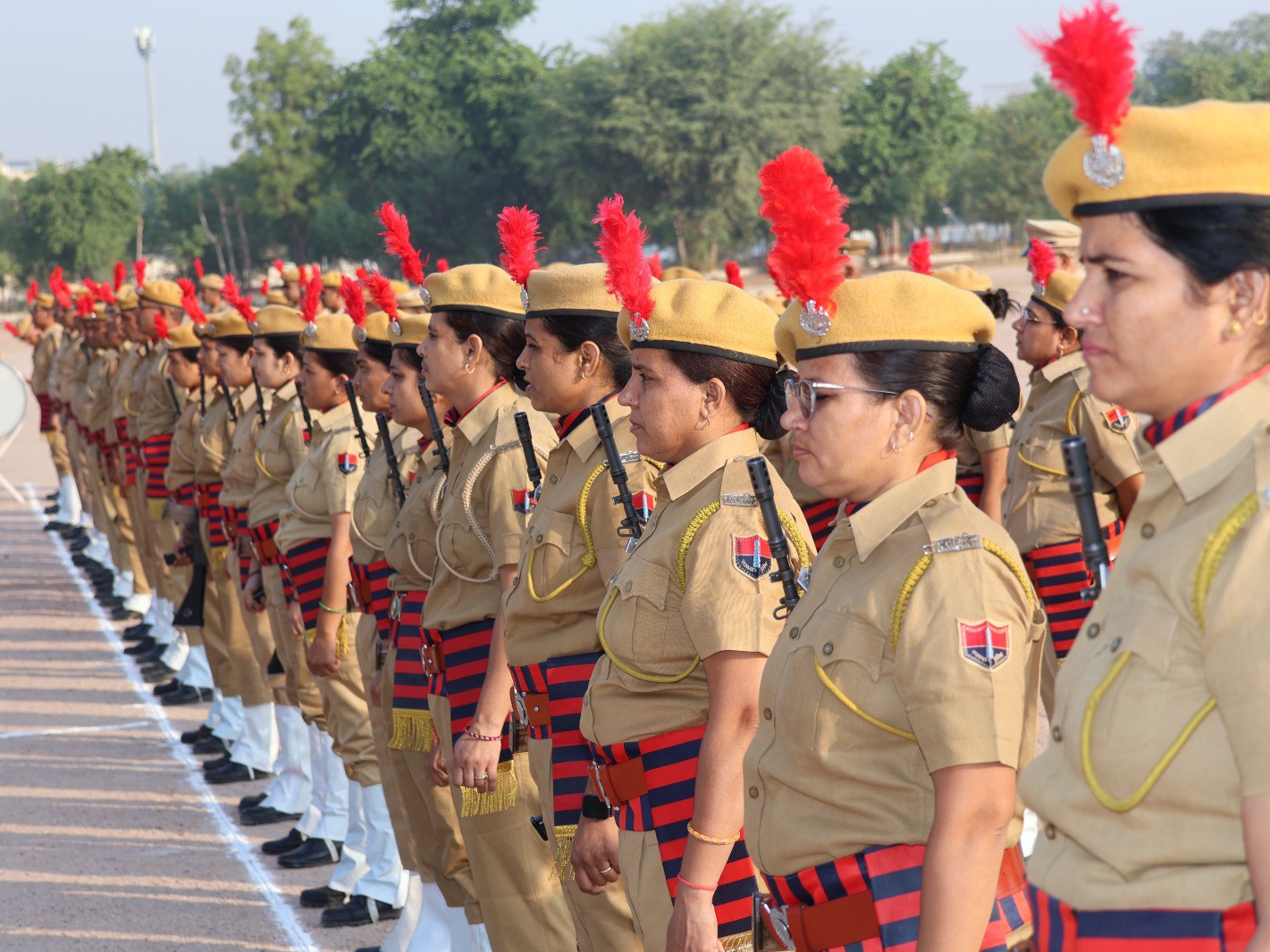 चूरू पुलिस ने कर्तव्य निभाते हुए जान गंवाने वाले पुलिसकर्मियों को श्रद्धांजलि दी।