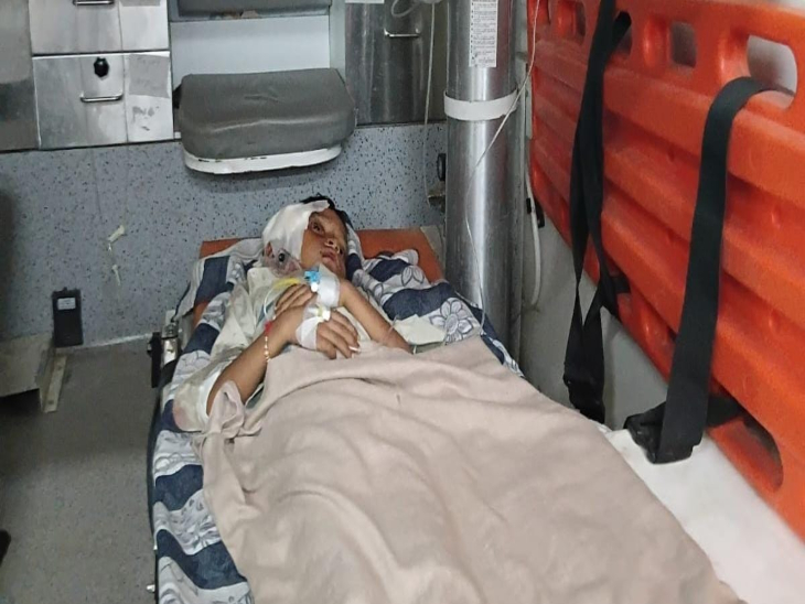 ढाई साल के प्रिंस को अंबिकापुर मेडिकल कॉलेज रेफर किया गया।