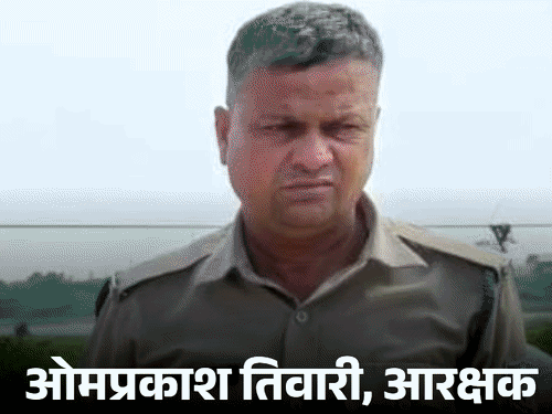 मुरैना में नेशनल हाईवे- 44 पर चेकिंग के दौरान लोडिंग वाहन ने कॉन्स्टेबल ओमप्रकाश तिवारी को कुचल दिया। पुलिस ने वाहन जब्त कर लिया है। - Dainik Bhaskar
