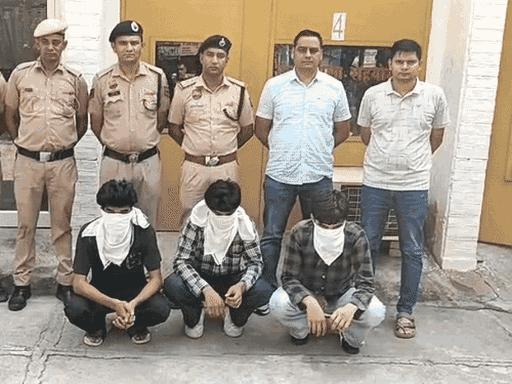 16 अक्टूबर को पकड़े गए आरोपी।