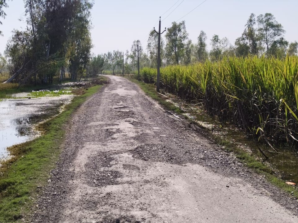 H Rampura Sitapur Flood Damaged Roads | Rampura Mathura Bansura Bhagautipur Route