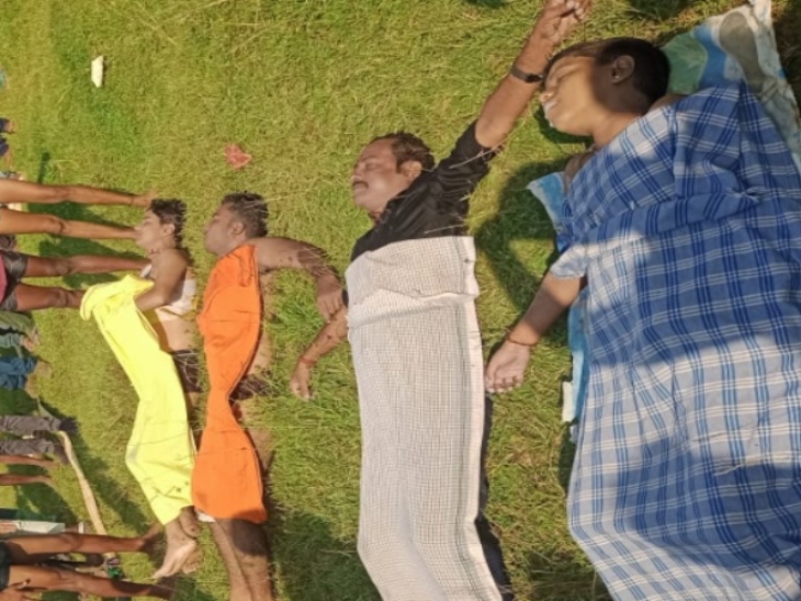 नहाने के दौरान डूबने से एक ही परिवार के 4 सदस्य की मौत हो गई।