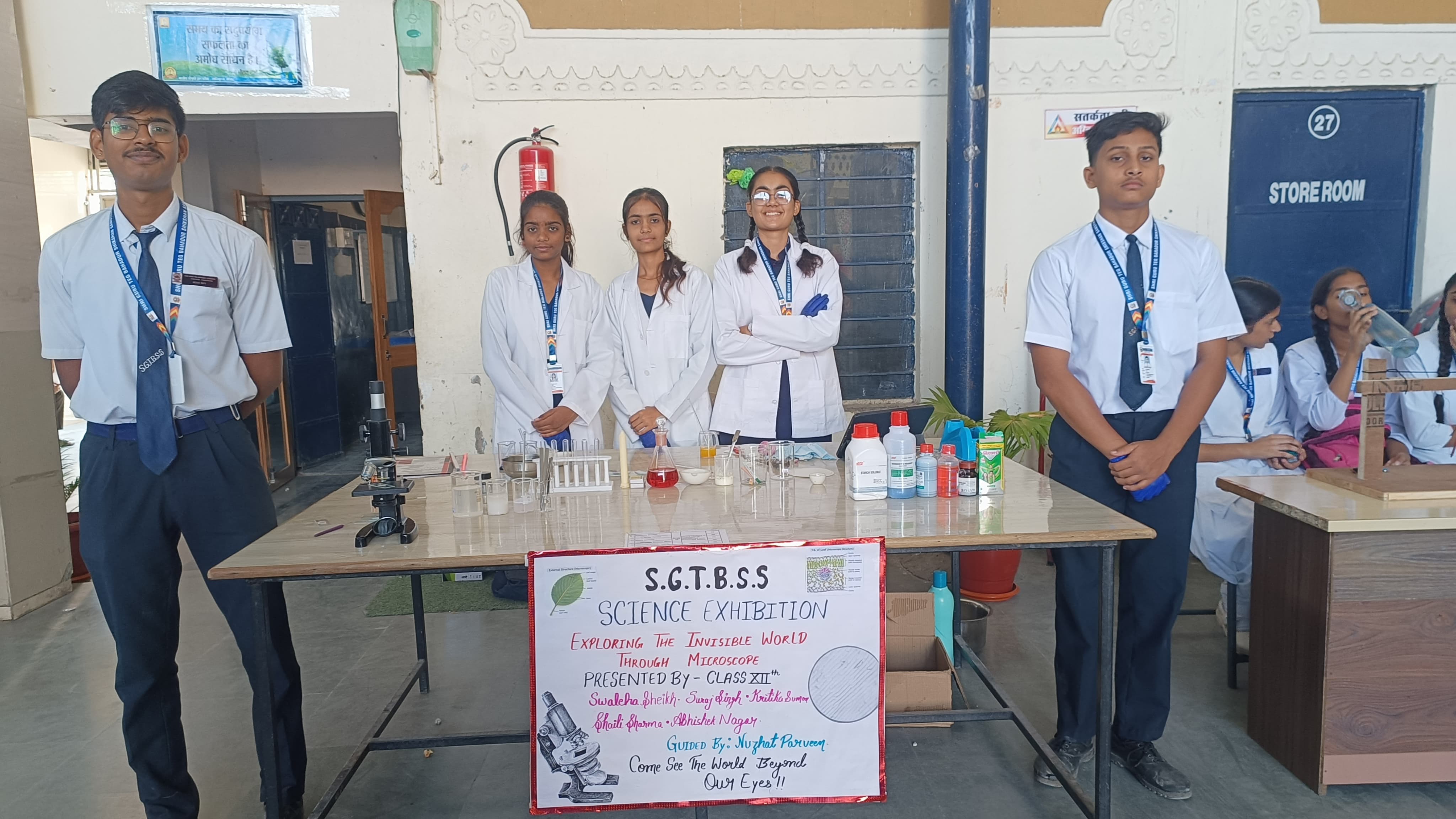 Water Science Model Students displayed models on science, environment, water conservation ...