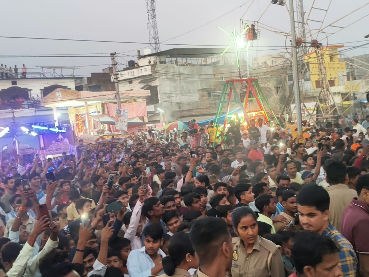 Sidhauli Ramlila | Ravan Vadh Event & Jai Shri Ram Chants in Sitapur