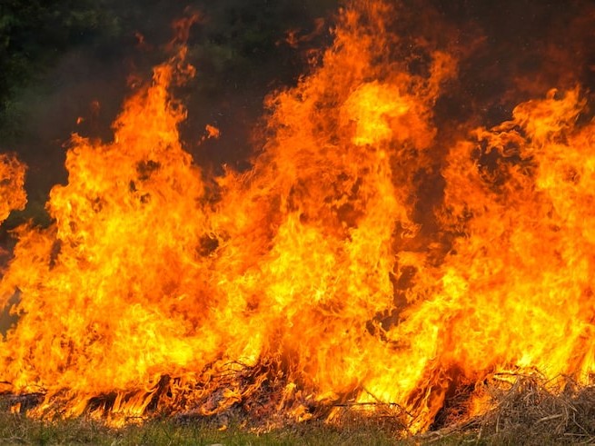 H Rampura Bilsi Fire News | Farmer Manveer Crop Loss In Rampura Ainuddin