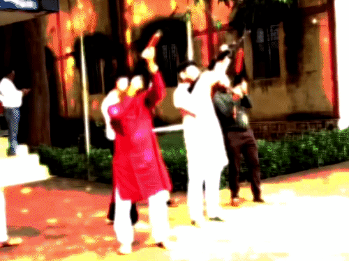 दशहरा पर एसपी और उनके बेटे का हर्ष फायरिंग करते हुए वीडियो वायरल
