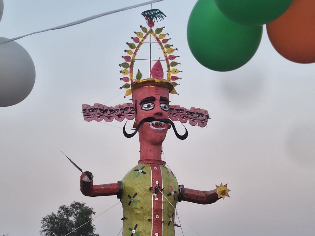Gomat Dussehra Ravan Dahan | Aligarh Gomat Ravan Dahan Shriram Video