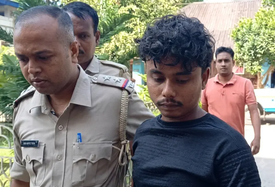 एनकाउंटर में ढेर हुए आरोपी की फोटो 