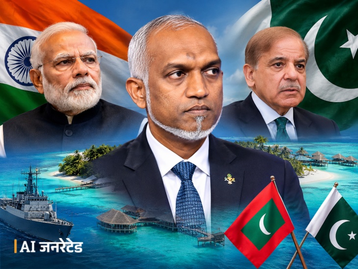 कहा- भारत को खतरा लगा तो नतीजा भुगतना पड़ेगा; मुइज्जू ने PAK से 20 समझौते किए|विदेश,International - Dainik Bhaskar