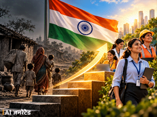 भारत में सबसे तेजी से गरीबी घटी: 27.1% से गिरकर 2.6% पर आई, वर्ल्ड बैंक की रिपोर्ट- 49.6 करोड़ लोग गरीबी रेखा से बाहर