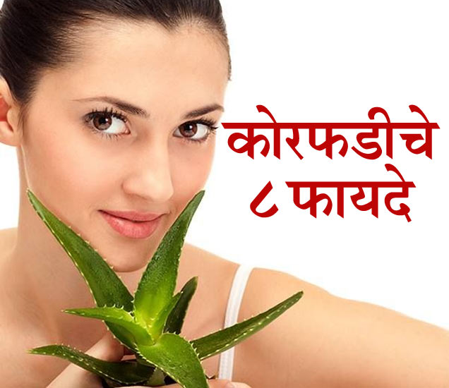 कोरफड आहे अनेक रोगांवर रामबाण उपाय, जाणुन घ्‍या 8 फायदे 8 benefits of