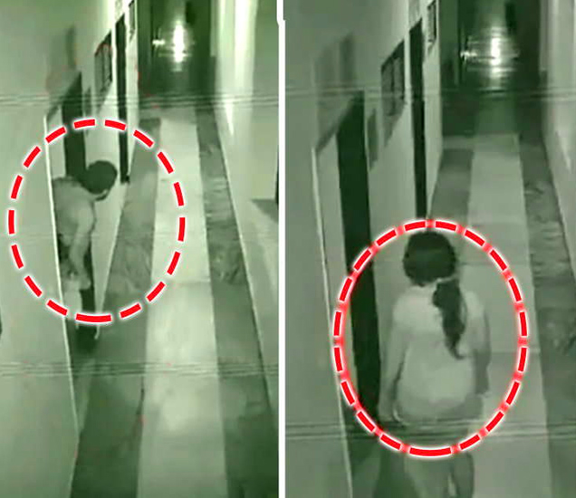 Jain Muni Nayan Sagar With Girl CCTV Footage Video Viral Kidnapping