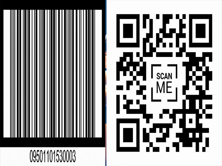 QR code and barcode क्यूआर कोड आणि बारकोड Divya Marathi