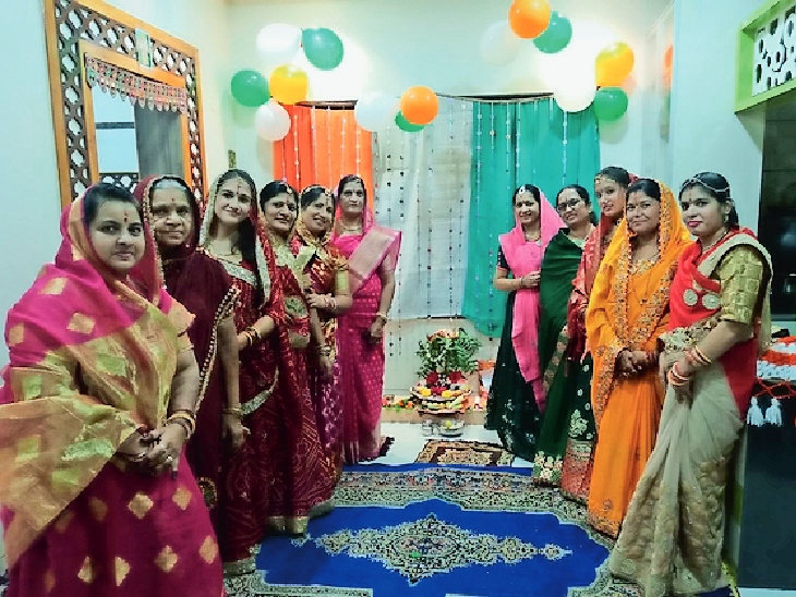 उस्मानाबादेत राजस्थानी समाजाची तीज उत्साहात In Osmanabad, the