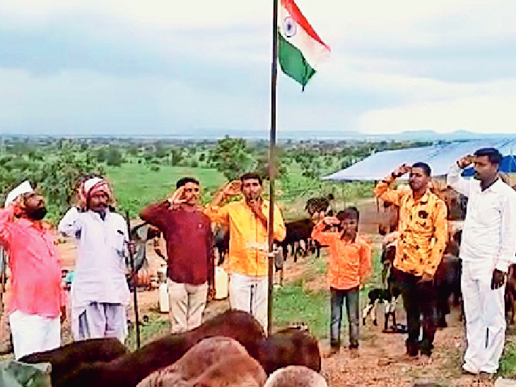 Flag hoisting ceremony was held at the Shepherd's Palace at Nimba in
