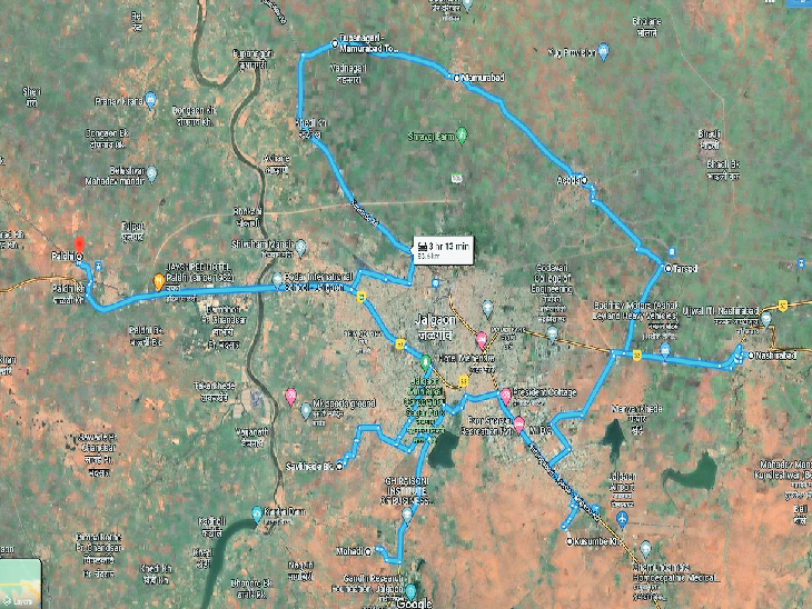 New ring road of 47 km distance, survey started by public works