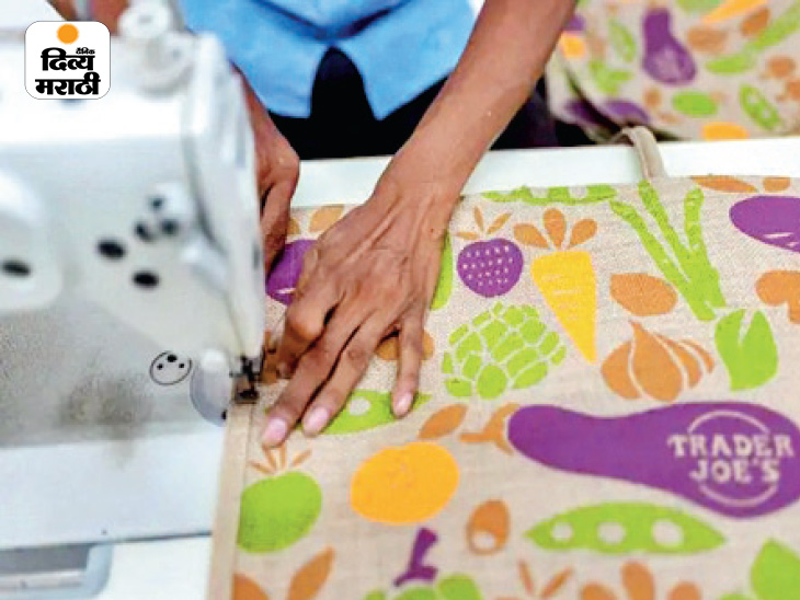 The demand for jute bags increased; Made in India jute bags are used