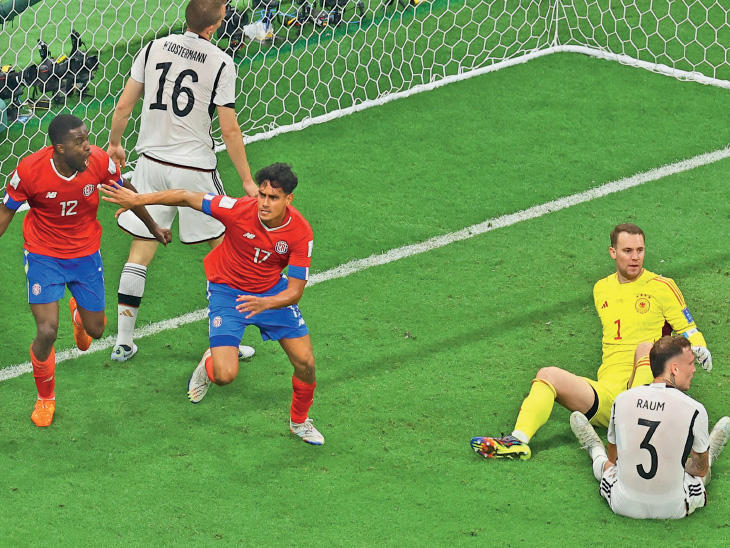 Germany Challenge Germany's challenge ended after 3 goals in 16 minutes | जर्मनीचा गेम ...