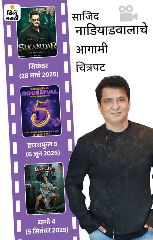 साजिद नाडियाडवाला @59: स्पॉटबॉयपासून कारकिर्दीची सुरुवात, आज एकूण संपत्ती १२,८०० कोटी, एका सीनसाठी क्रिकेट टीमला मैदानात उतरवले साजिद नाडियाडवाला @59: स्पॉटबॉयपासून कारकिर्दीची सुरुवात, आज एकूण संपत्ती १२,८०० कोटी, एका सीनसाठी क्रिकेट टीमला मैदानात उतरवले