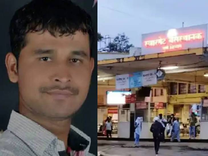 आरोपी दत्तात्रय गाडे व स्वारगेट बसस्थानक.