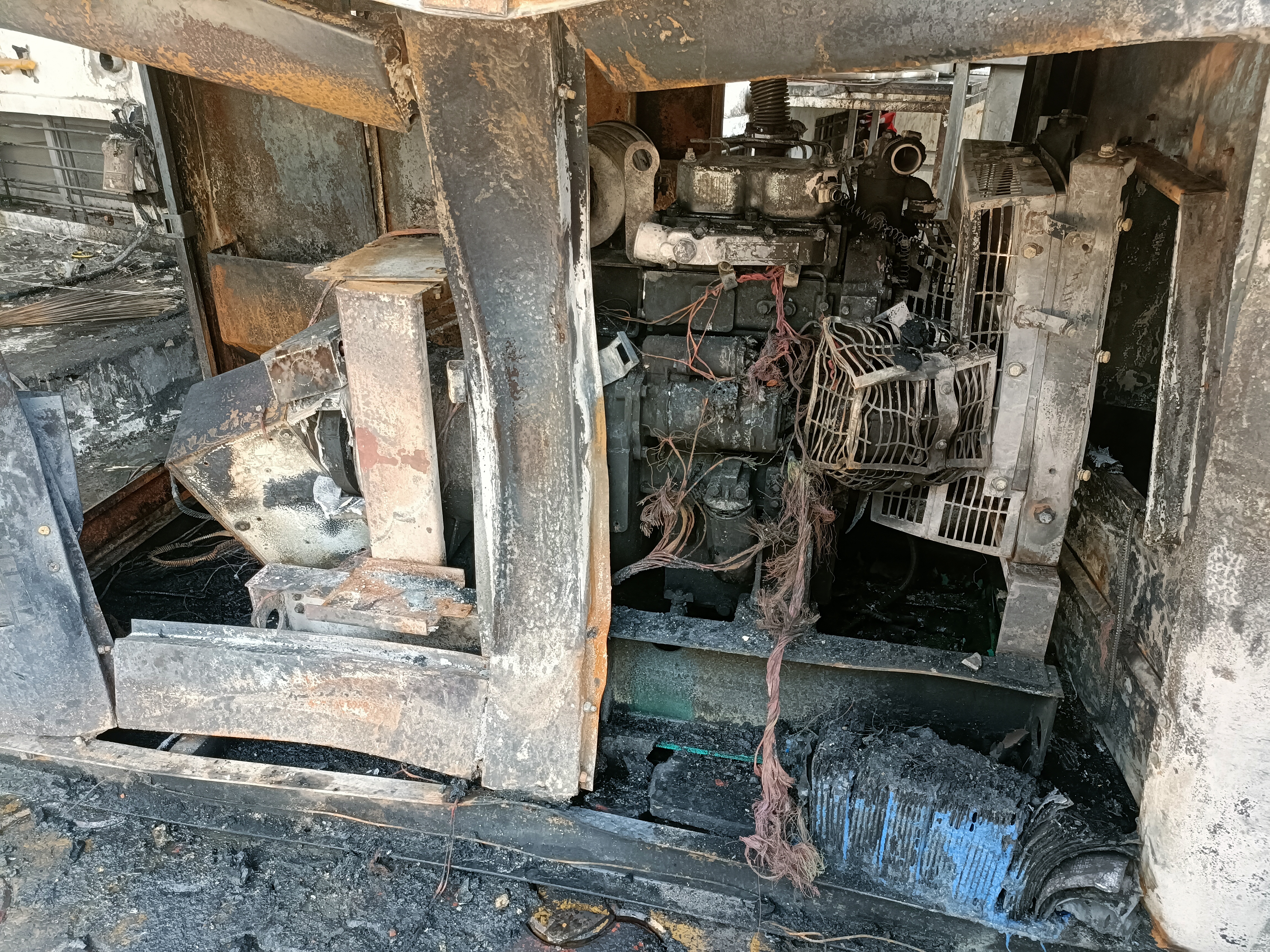 Hotel catches fire in generator explosion, four injured including ...