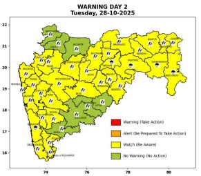 पावसाचा पुन्हा धुमाकूळ: चंद्रपूर, यवतमाळ, गडचिरोली जिल्ह्यांना ऑरेंज तर उर्वरित महाराष्ट्राला यलो अलर्ट; हवामान विभागाचा धडकी भरवणारा ताजा अंदाज - Maharashtra News