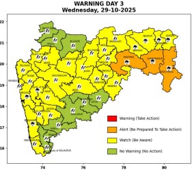 पावसाचा पुन्हा धुमाकूळ: चंद्रपूर, यवतमाळ, गडचिरोली जिल्ह्यांना ऑरेंज तर उर्वरित महाराष्ट्राला यलो अलर्ट; हवामान विभागाचा धडकी भरवणारा ताजा अंदाज - Maharashtra News