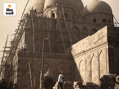 राम मंदिर पाडल्यानंतर मीर बाकीने बाबरी मशीद बांधली.