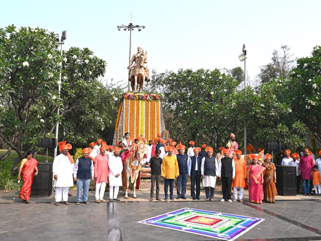 SPPU Shivaji Maharaj Jayanti Celebration; VC Suresh Gosavi & Pro-VC Parag Kalkar
