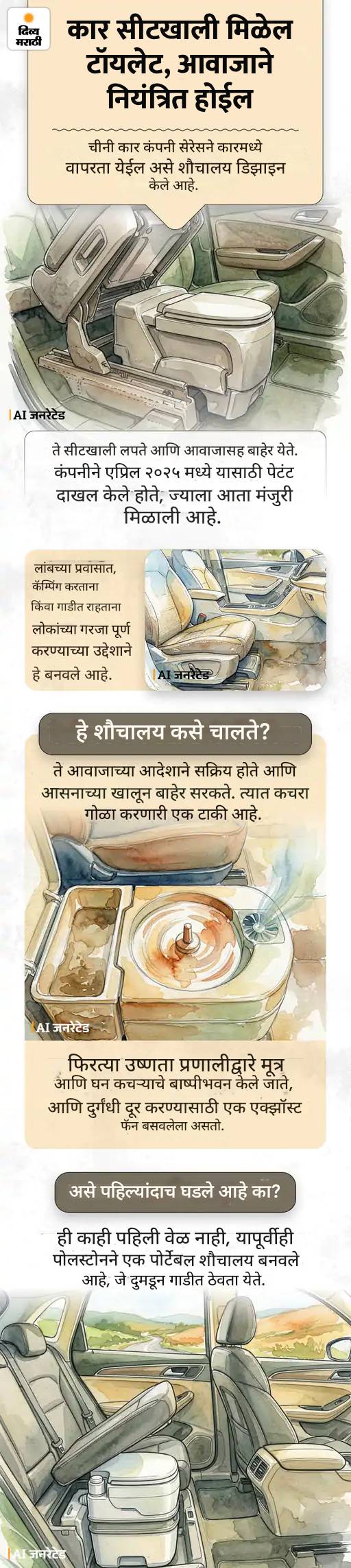 गावातील चौकाचे नाव ठेवले यूट्यूब: कारमध्ये सीटखाली मिळेल टॉयलेट; पतीशी भांडण झाल्यावर महिलेने उडवले ₹1.50 कोटी