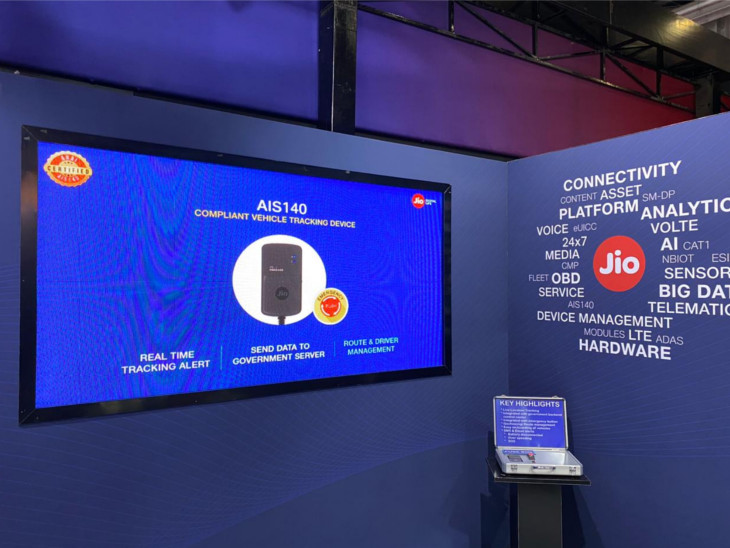 જિયોએ ‘કનેક્ટેડ વ્હિકલ સોલ્યુશન્સ’ રજૂ કર્યા, કારમાં અલગ અલગ 8 ડિવાઇસ
