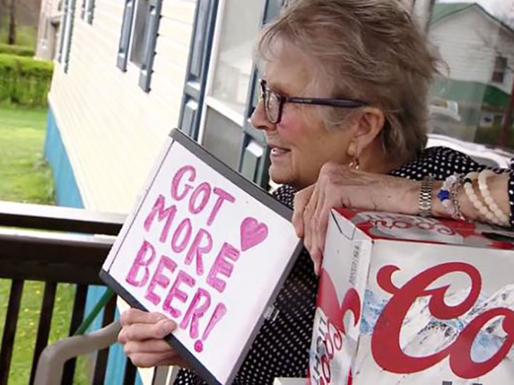 A 93yearold woman got a massive Coors Light delivery after a viral