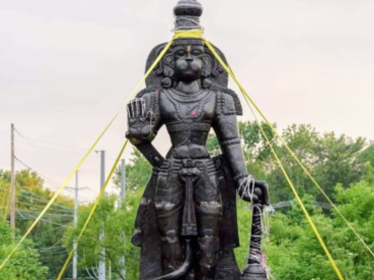 Hanuman temple pran pratishtha mahotsav in delaware અમેરિકા