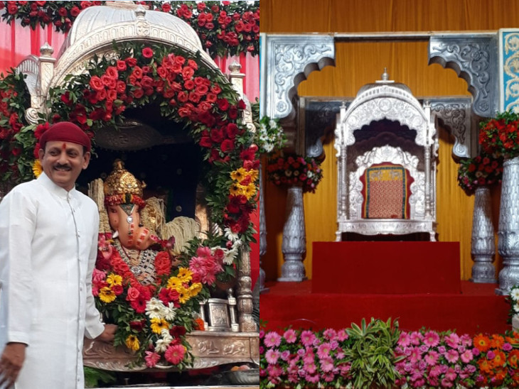 દાંડિયા બજારમાં આશિર્વાદ ગણેશની સ્થાપના