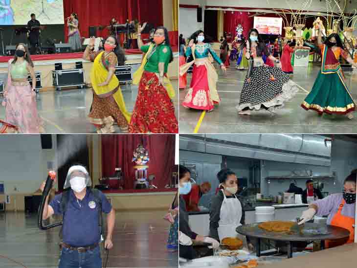 बीच-बीच में दवा के साथ गरबा का छिड़काव भी किया जा रहा है। भोजन में सुरक्षा संबंधी दिशानिर्देशों का भी पालन किया जा रहा है।