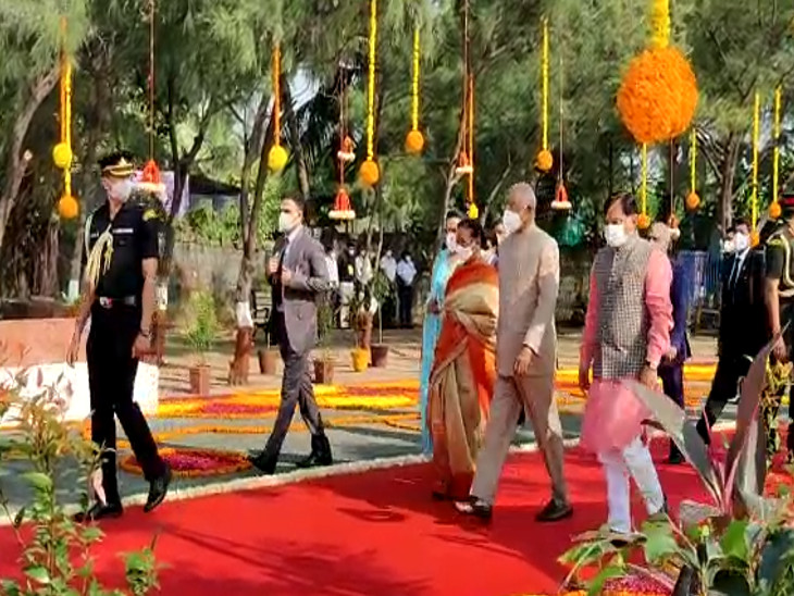 દીવમાં રાષ્ટ્રપતિનું ભવ્ય સ્વાગત કરવામાં આવ્યું