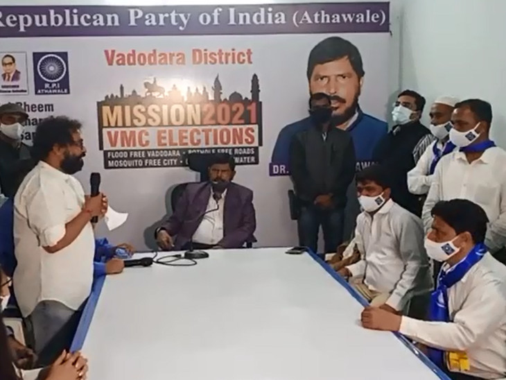 રામદાસ આઠવલેએ વડોદરાની મુલાકાત લીધી હતી
