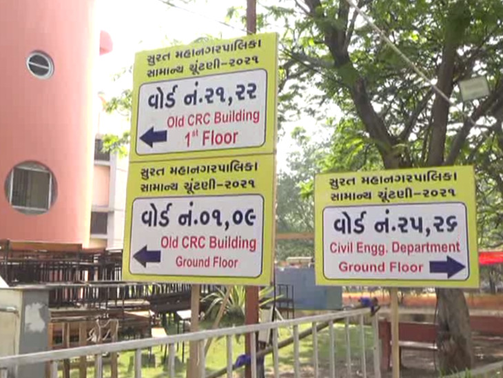 દરેક વોર્ડની અલગ અલગ ગણતરી કરવાની વ્યવસ્થા કરવામાં આવી છે.