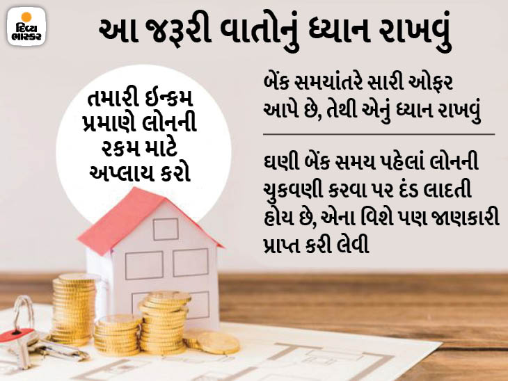 હોમ લોન માટે અરજી કરતી વખતે લોન-ટૂ-વેલ્યુ અને પ્રી-પેમેન્ટ પેનલ્ટી સહિત આ 7 બાબતોનું ધ્યાન રાખવું|યુટિલિટી,Utility - Divya Bhaskar