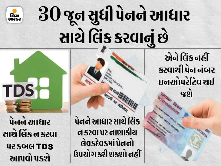 જો પેનને આધાર સાથે લિંક નહીં કરાવો તો FD અને RDમાંથી મળતા રિટર્ન પર બમણો ટેક્સ ચૂકવવો પડશે, અહીં જાણો આ અંગે શું નિયમ છે|યુટિલિટી,Utility - Divya Bhaskar