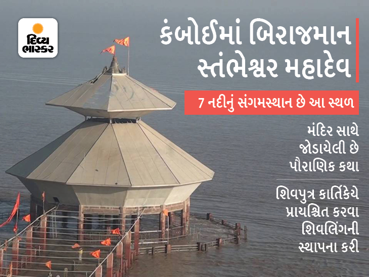 Here the sea god himself comes to anoint the Shivling, twice in 24 hours the Shivling and the temple are immersed in the sea | અહીં ખુદ સમુદ્ર દેવતા શિવલિંગનો અભિષેક કરવા આવે છે, 24 કલાકમાં બે વખત શિવલિંગ તથા મંદિર દરિયામાં સમાઈ જાય છે - Vimarsana News