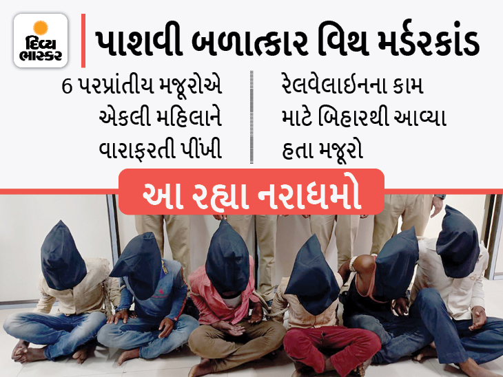 6 men commit atrocities on a woman who went to cut grass in Dethan village of Vadodara, killed her and threw her body | વડોદરાના દેથાણ ગામમાં ઘાસ કાપવા ગયેલી મહિલા પર 6 નરાધમોએ દુષ્કર્મ આચર્યુ, હત્યા કરીને લાશ ખેતરમાં જ ફેંકી દીધી - Vimarsana News