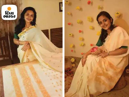 Anna Elizabeth George of Kerala made the world's first edible real size sari, it took 7 days to make a sari weighing 2 kg | કેરળની અન્ના એલિઝાબેથ જ્યોર્જે દુનિયાની પ્રથમ રિયલ સાઈઝ એડિબલ સાડી બનાવી, 2 કિલો વજનની સાડી બનાવતા 7 દિવસ લાગ્યા - Vimarsana News