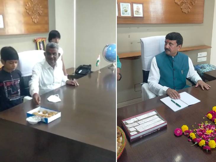 રાજ્યકક્ષાના મંત્રી દેવાભાઈ માલમ અને વિનોદ મોરડીયાએ ચાર્જ સંભાળ્યો