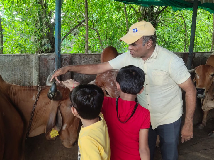 After his wife contracted psoriasis from cow's milk and ghee, he left
