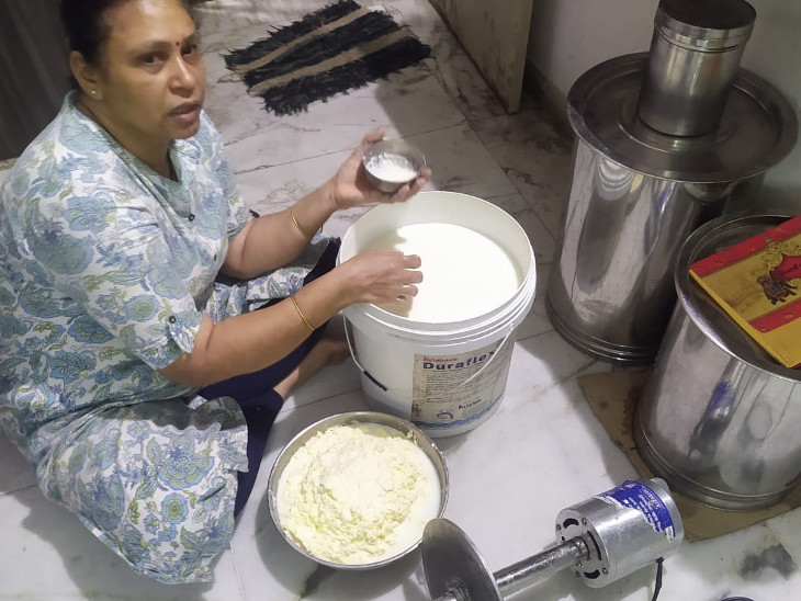 After his wife contracted psoriasis from cow's milk and ghee, he left