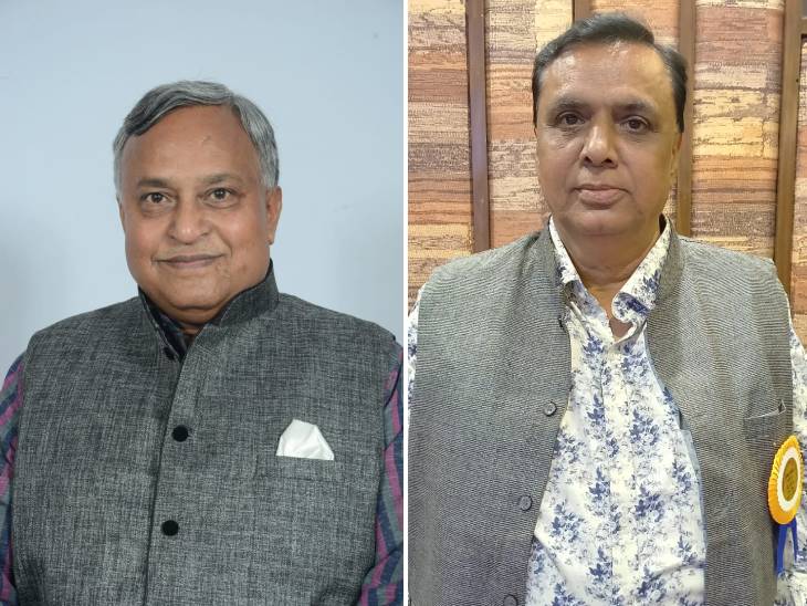 ઉપેન્દ્ર બારોટ અને વિજય રાવલ.