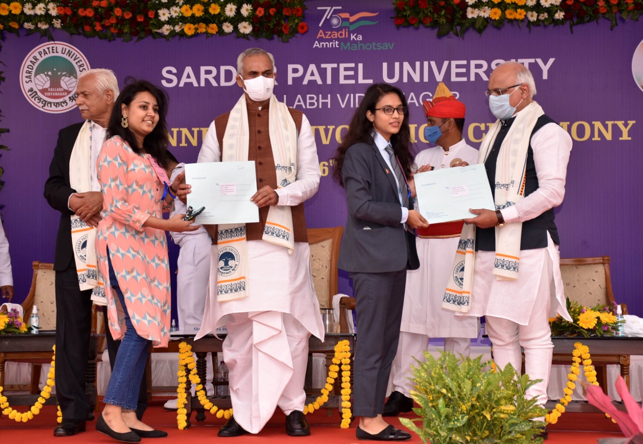 64th Convocation Ceremony of Sardar Patel University was held at ...