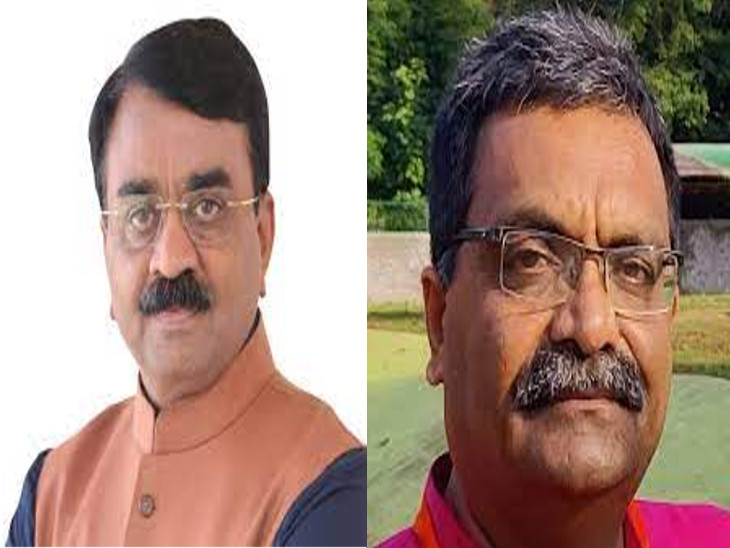 મ્યુનિસિપલ કોર્પોરેશન ફાય. બોર્ડના ચેરમેન ધનસુખ ભંડેરી ( ડાબી તરફ) અને રાજકોટ જિલ્લા ભાજપના મહામંત્રી મનીષ ચાંગેલા ( જમણી તરફ)ની ફાઈલ તસવીર